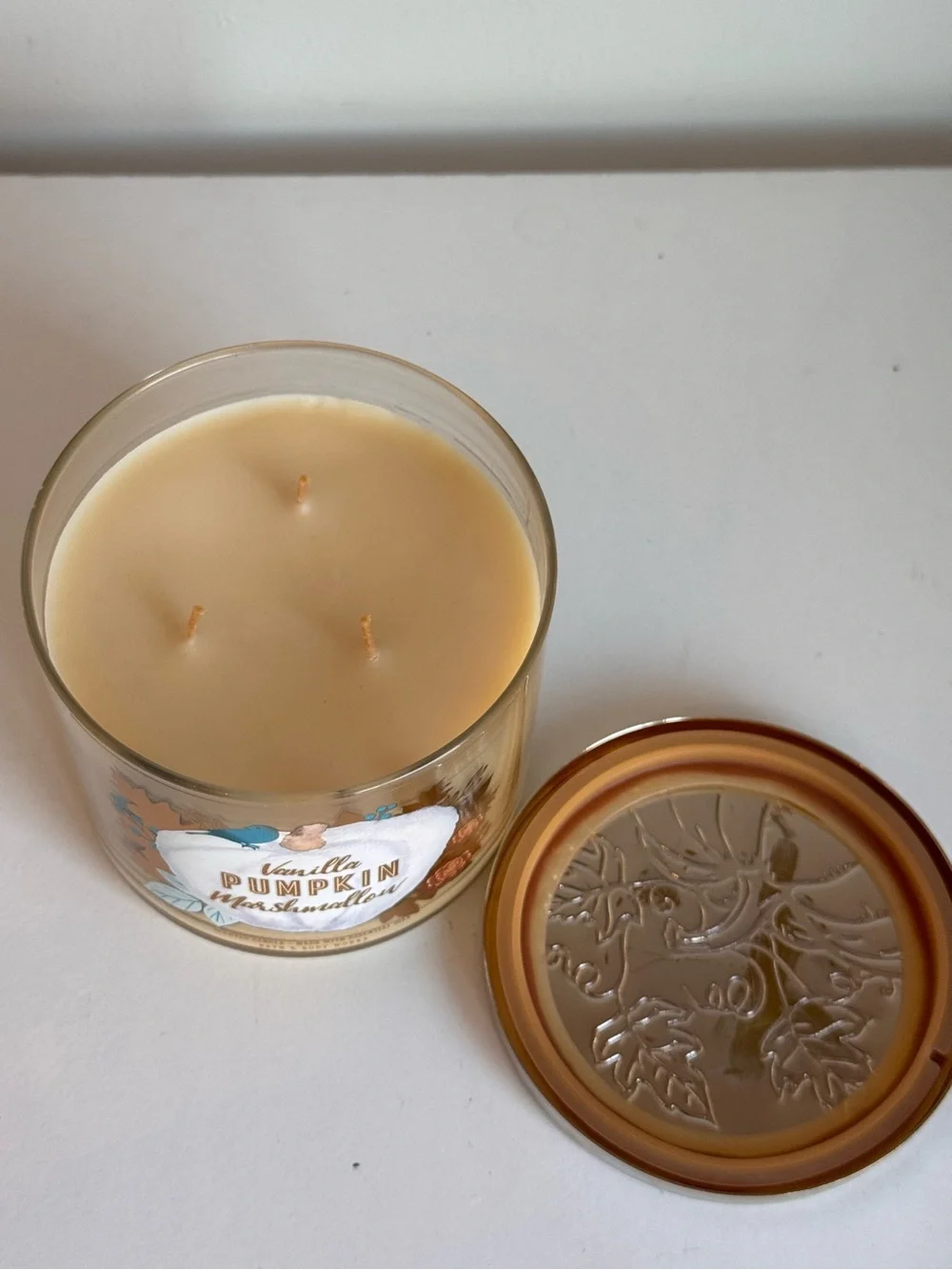 VANILLA PUMPKIN MARSHMALLOW 3-WICK CANDLE by Bath & Body Works